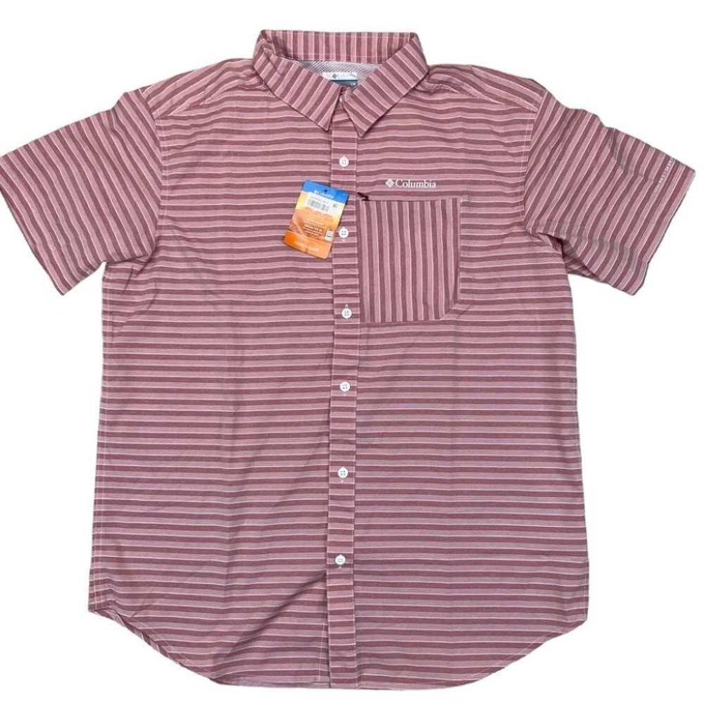 Columbia mens Short Sleeve Twisted Creek II Shirt Size S